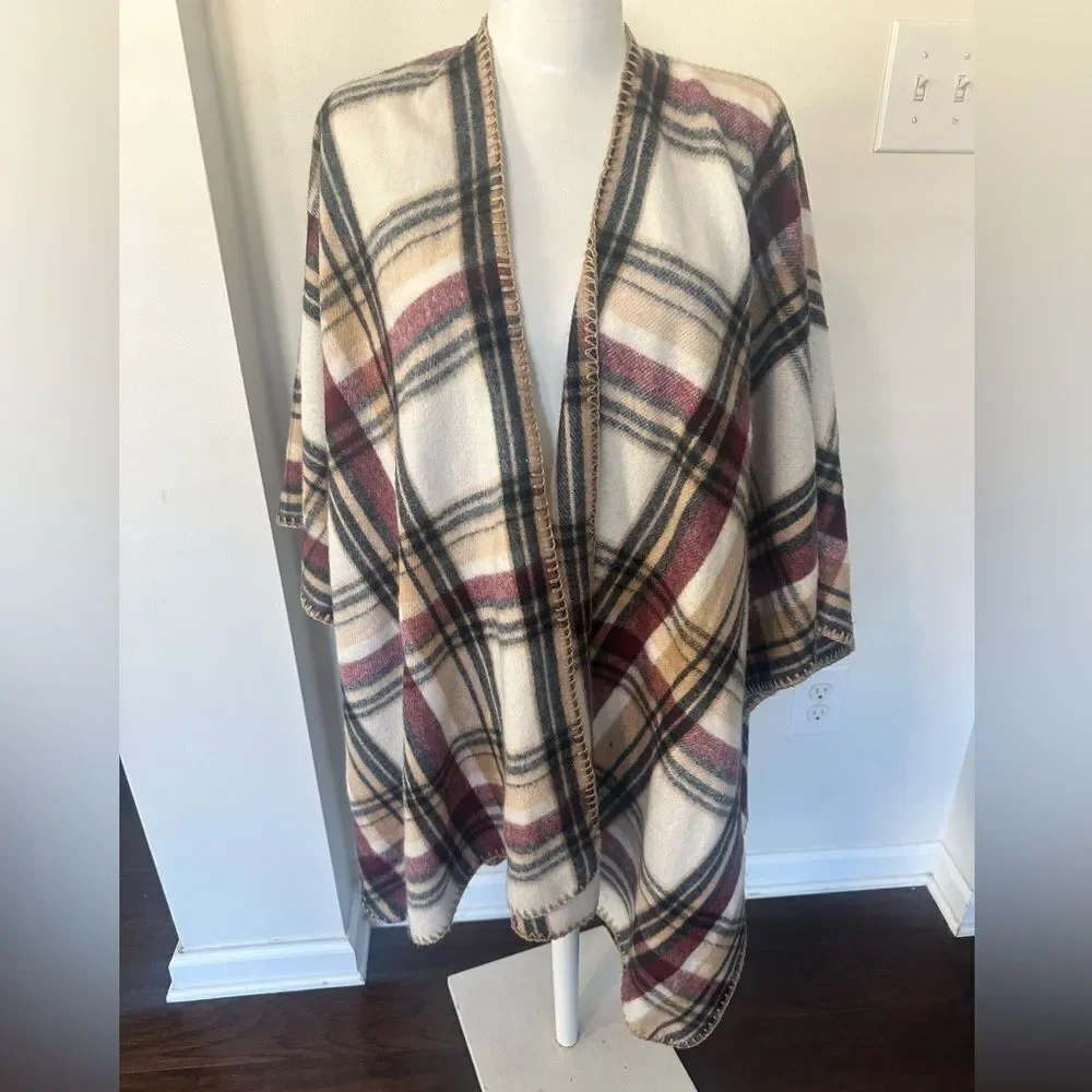 Woolrich Plaid Wrap Scarf O/S
